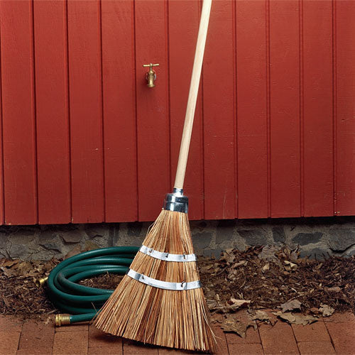 Two Long-Lasting Garden Brooms