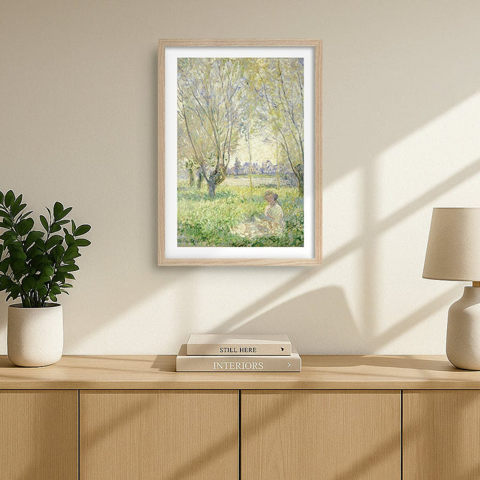 Under the Willows - Claude Monet Art Print from our Australian Made Wall Art collection by Profile Australia