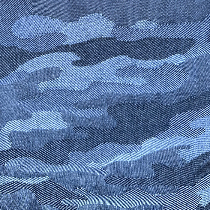 Urban Camo Jacquard - Midnight City Blue
