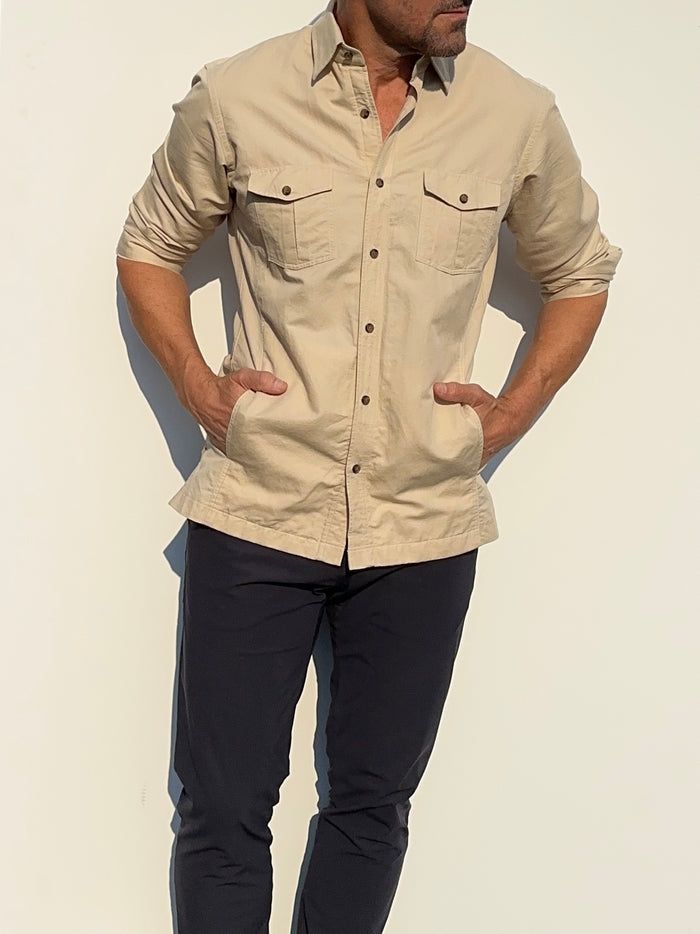 Urban Legend in Linen Twill - Sand