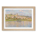 A4 (21 x 29.7cm) / Natural Oak Frame / White Border