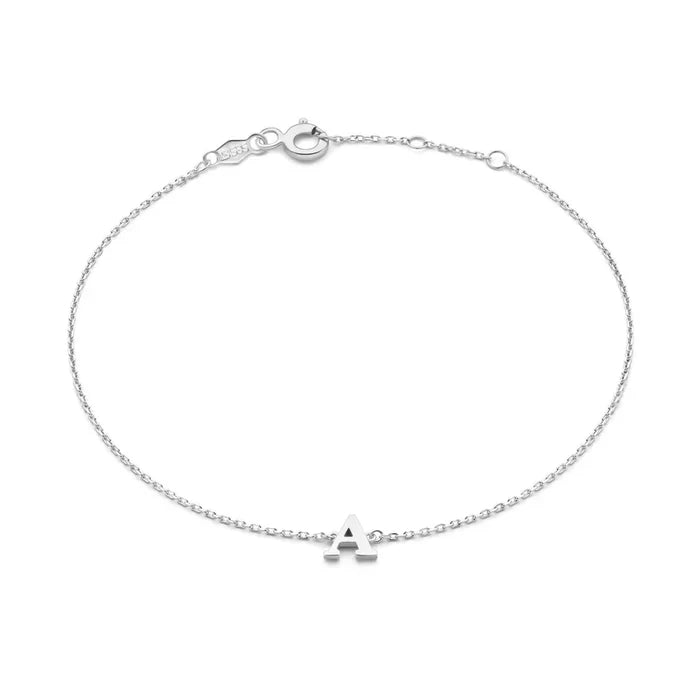 Vita | Silver Bracelet with Initial Signa