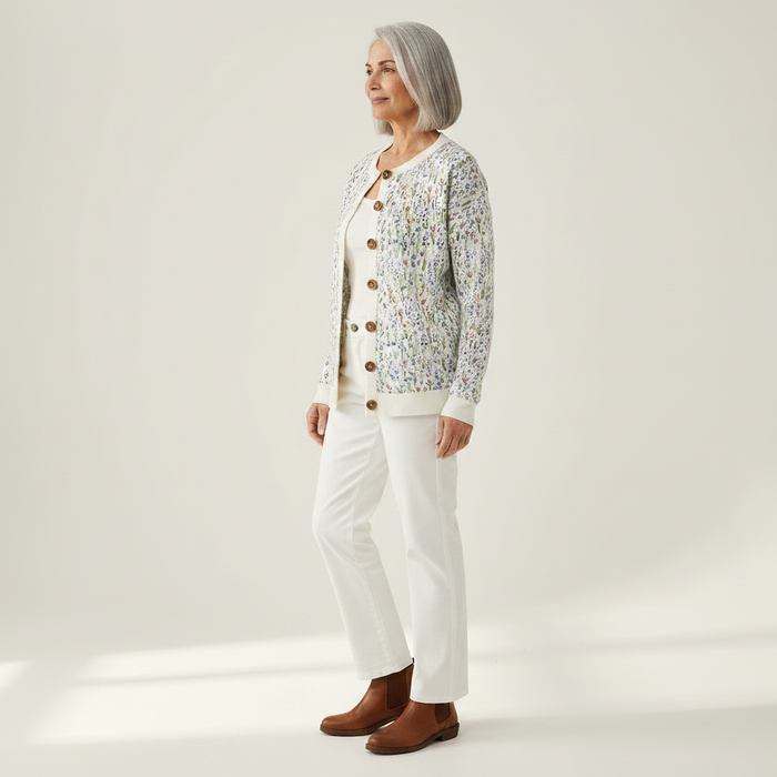 Vuokko - Tulip Garden Cardigan