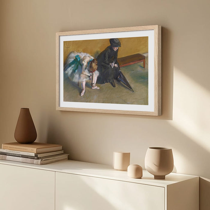 Waiting - Edgar Degas Art Print from our Australian Made Framed Wall Art, Prints & Posters collection by Profile Australia