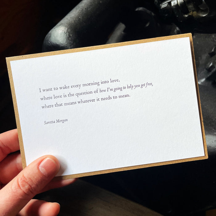 Wake Into Love notecard