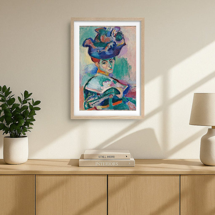 Woman with a Hat - Henri Matisse Art Print from our Australian Made Wall Art collection by Profile Australia