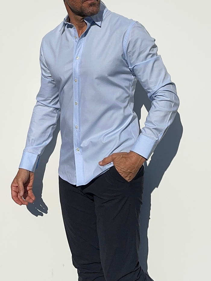 Wrinkle-Resistant OG Dress Oxford - Light Blue