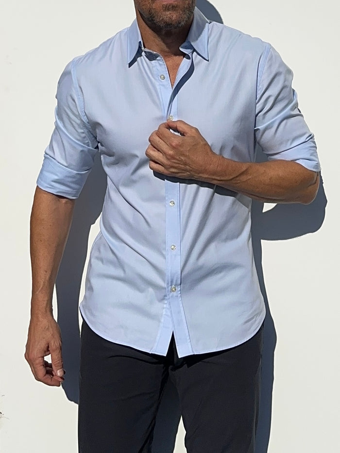 Wrinkle-Resistant OG Dress Oxford - Light Blue
